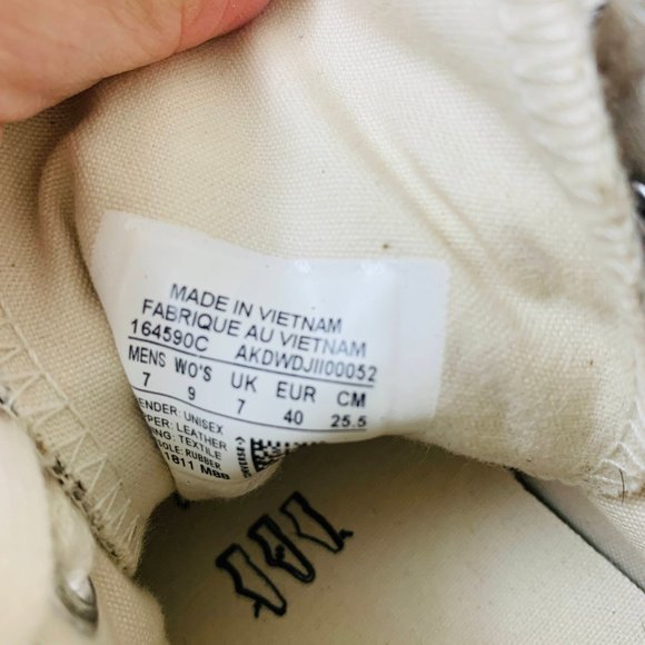 Converse Chuck Taylor All Star 70 Real Fur Leather - Picture 11 of 12